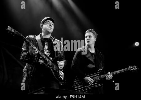 Barcellona, Spagna - 25 NOV: vendicato sette volte, famosa heavy metal band. Foto Stock