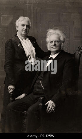 Karoline e Bjørnstjerne Bjørnson, ca. 1903 Foto Stock