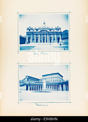 San Pietro. Vaticano. [Roma Settembre 1899] Foto Stock