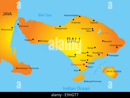 Paese di Bali Foto Stock