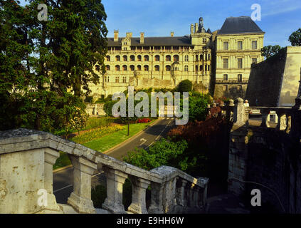 Il Royal Chateau de Blois. La Valle della Loira. Francia Foto Stock