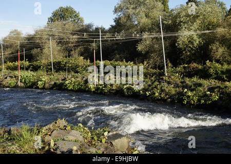 Il parco di whitewater in Hohenlimburg, Germania Foto Stock