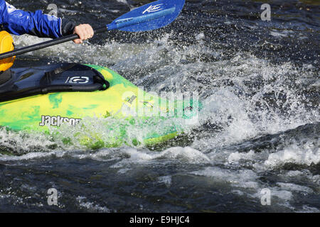 Il parco di whitewater in Hohenlimburg, Germania Foto Stock