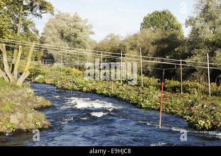 Il parco di whitewater in Hohenlimburg, Germania Foto Stock