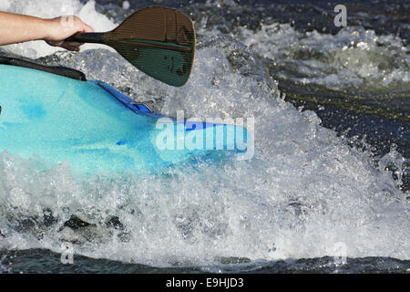 Il parco di whitewater in Hohenlimburg, Germania Foto Stock