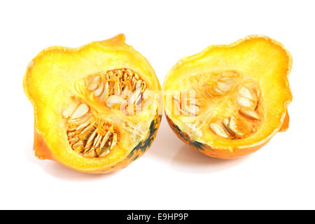 Arancione zucca decorativa Foto Stock