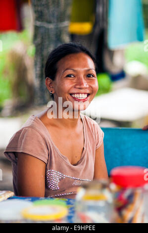 Il cibo e i dolciumi fornitore, CBD, Cagayan de Oro, Misamis Oriental, sull isola di Mindanao, Filippine Foto Stock