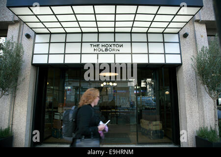 The Hoxton Holborn Hotel nel centro di Londra Foto Stock