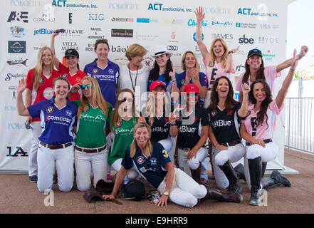 La Martina Miami Beach Polo World Cup X 2014 - Media Reception dove: Miami Beach, Florida, Stati Uniti quando: 25 Apr 2014 Foto Stock