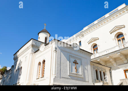 Croce esaltazione House (krestovozdvizhenskaya) Chiesa di Palazzo Livadiya, Yalta Foto Stock