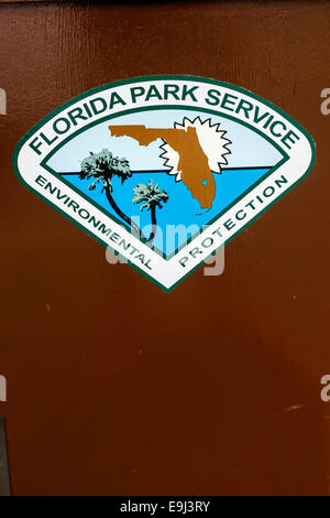 Florida Park Service emblema Foto Stock