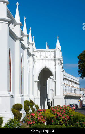 Dominikanische Republik, Osteno, San Pedro de Macoris, neogotische Kirche San Pedro Apostol Foto Stock