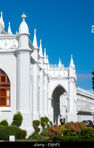 Dominikanische Republik, Osteno, San Pedro de Macoris, neogotische Kirche San Pedro Apostol Foto Stock