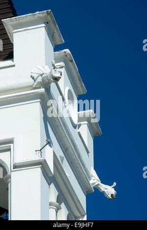 Dominikanische Republik, Osteno, San Pedro de Macoris, neogotische Kirche San Pedro Apostol Foto Stock