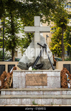 Un rumeno Mariners monumento in Constanta, Romania, l'Europa. Foto Stock