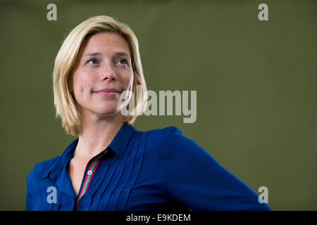 Lo scrittore norvegese Dea Brovig appare in Edinburgh International Book Festival. Foto Stock