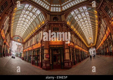 Pizza Express mercato Leadenhall Londra Foto Stock