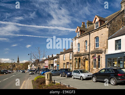 Regno Unito, County Durham, Barnard Castle, Galgate Foto Stock