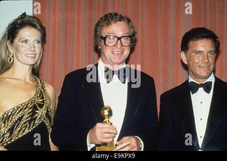 CLIFF ROBERTSON con Michael Caine e Maud Adams.fornito da foto, inc.29681 © fornito dal mondo foto, Inc/Globe foto/ZUMA filo/Alamy Live News Foto Stock