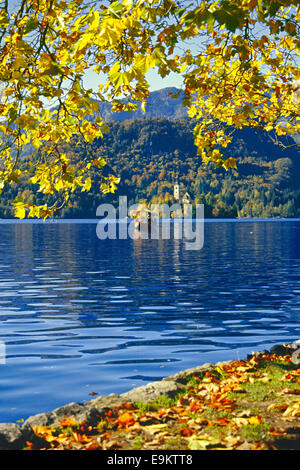Lago di Bled Slovenia Foto Stock