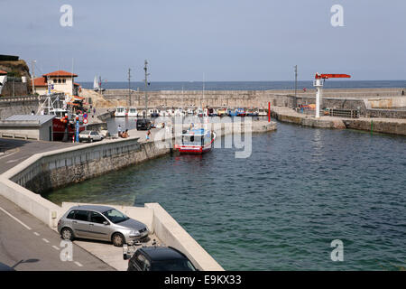 Porto di Comillas Cantabria Spagna Foto Stock