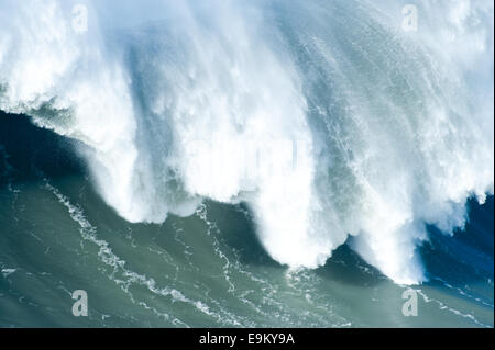 Grande onda Atlantico close up Foto Stock