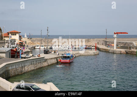 Porto di Comillas Cantabria Spagna Foto Stock