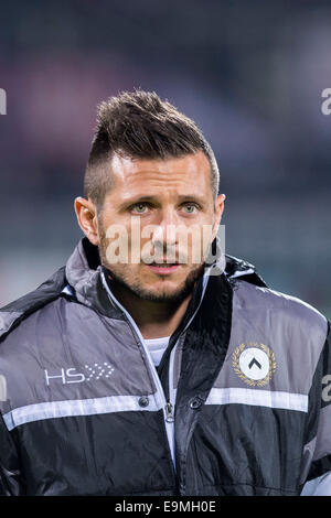 Firenze, Italia. 29 ott 2014. Cyril Thereau (Udinese) Calcio/Calcetto : Italiano 'Serie A' match tra Fiorentina 3-0 Udinese al Artemio Franchi Stadium di Firenze, Italia . Credito: Maurizio Borsari/AFLO/Alamy Live News Foto Stock