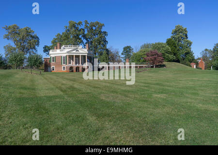 Stati Uniti, Virginia, Bedford County, Poplar Forest secondo la casa di Thomas Jefferson, egli fu anche architetto. Foto Stock