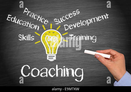Coaching Foto Stock