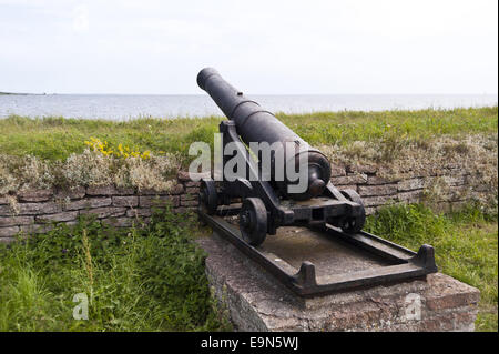 Drottningskaers kastell su Aspoe in Svezia Foto Stock