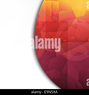 Abstract Background Triangolo Foto Stock