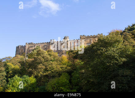 Durham Castle in autunno Foto Stock