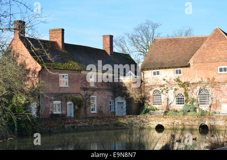 Mulino di Flatford Suffolk Foto Stock