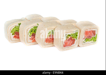 Pancake sushi rotoli Foto Stock