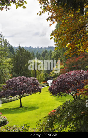 Butchard-giardino su isola di Vancouver in Canada Foto Stock