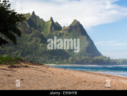 Gallerie beach North Shore Kauai Foto Stock