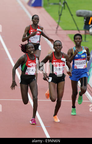 Joyce CHEPKIRUI del Kenya in atletica in womens 10000 metri finale che in atletica di Hampden Park Foto Stock