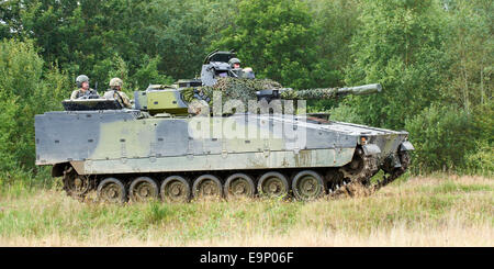 Chiudere veicolo da combattimento BAE Hägglunds CCV CV9035 nell'armata danese Foto Stock