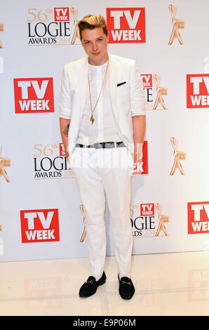 2014 TV Week Logie Awards tenutosi presso il Crown Casino - sala stampa dotata di: John Newman dove: Melbourne, Australia quando: 27 Apr 2014 Foto Stock