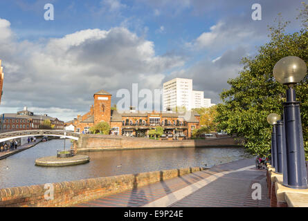 Danielle luogo in autunno sunshine, Birmingham Inghilterra, Regno Unito Foto Stock