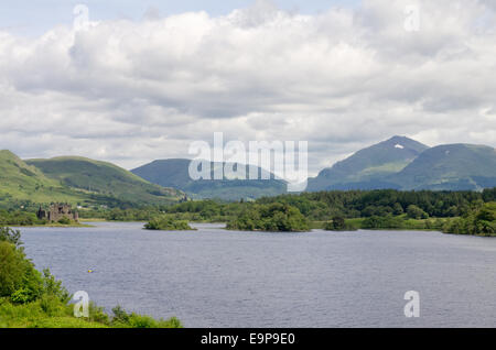 Loch Awe Kilchurn Castle Foto Stock