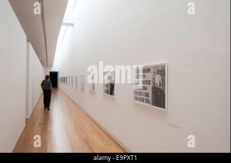 MAC il Museo zeitgenössischer Kunst im Le Grand Hornu, UNESCO Weltkulturerbe, Hornu bei Mons, Hennegau, Wallonie, Belgien, Europ Foto Stock