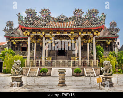 Khoo Kongsi clan house tempio di George Town, Penang, Malaysia. Foto Stock