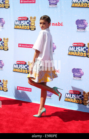 2014 Radio Disney Music Awards con: Zendaya Coleman dove: Los Angeles, California, Stati Uniti quando: 26 Apr 2014 Foto Stock