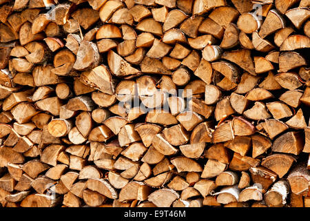 legno del fuoco Foto Stock