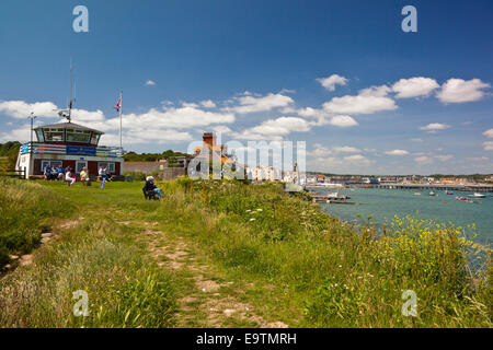 La Nazionale di istituzione Coastwatch NSC lookout stazione presso: Peveril Point in Swanage Inghilterra Dorset Regno Unito Foto Stock