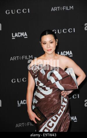 Los Angeles, Californialifornia, STATI UNITI D'AMERICA. 1 Nov, 2014. Cina Chow presso gli arrivi per 2014 LACMA ART FILM GALA, Los Angeles County Museum of Art di Los Angeles, Californialifornia Novembre 1, 2014. Credito: Elizabeth Goodenough/Everett raccolta/Alamy Live News Foto Stock