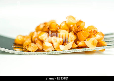 Primo piano di cuocere il grano saraceno Foto Stock