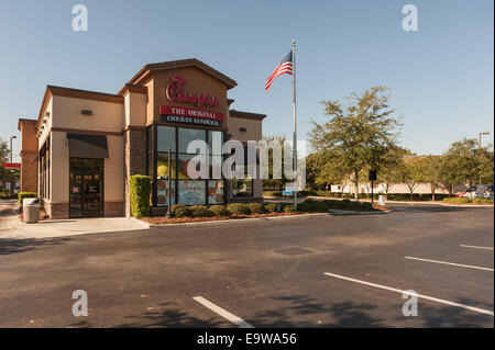 Chick-fil-Un ristorante situato a Lady Lake Florida USA Foto Stock